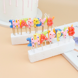 Candele all'Ingrosso per Compleanno con Forme Colorate a Pois, Candele per Torte di Compleanno - Product Image 3