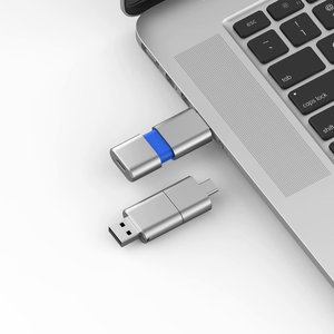 Loại C 32GB <span class=keywords><strong>USB</strong></span> <span class=keywords><strong>Flash</strong></span> Drive Hai-Trong Một Có Thể Thu Vào Kinh Doanh Quà Tặng Tương Thích Với Điện Thoại/Máy Tính U Đĩa - Product Image 4