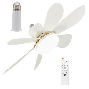 Ceiling Fan with Light <b>Remote</b> Control Modern LED Ceiling Fan Dimmable Quiet 6 Blades Flush Mount for Bedroom Living Room - Product Image 1