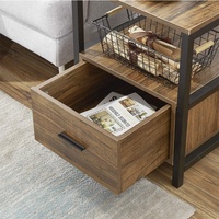 Salon table d'appoint thé table d'appoint tiroir en bois magazine nuit stands chambre