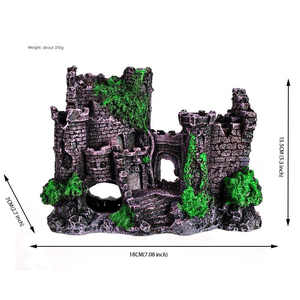 <span class=keywords><strong>Aquarium</strong></span> <span class=keywords><strong>Aquarium</strong></span> Simulatie Hars Kasteel Gebouw Decoratie Zand Tafel Kasteel Decoratie <span class=keywords><strong>Aquarium</strong></span> Landschap Decoratie - Product Image 2