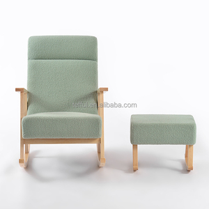 Silla Mecedora de Madera Moderna y Económica en Oferta para Lactancia y Cuidado del Bebé, para Mamá - Product Image 4