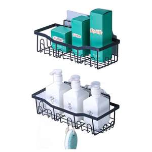 Estantes de baño adhesivos a prueba de herrumbre Estante de ducha Organizador Estante de almacenamiento Soporte Caddy de Ducha - Product Image 5