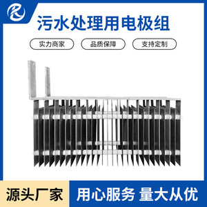 Ensemble d'électrodes en titane personnalisées pour le traitement électrochimique des eaux usées, anodisées, forgées, origine Baoji - Product Image 2