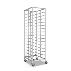 Carrello da Forno Multilivello in Acciaio Inox per Panetteria, Uso Commerciale per Cucine <span class=keywords><strong>e</strong></span> Ristoranti - Product Image 6