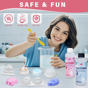 Vente chaude Super Doux 1:1 AB Ratio Mix Liquide Squishy Jouet DIY Set-Taba De Qualité Alimentaire Cat's Paw Squeeze <span class=keywords><strong>Toys</strong></span> Kit - Product Image 3