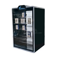 Nouveaux produits : Présentoir de bureau en acrylique pour cigarettes et tabac avec porte verrouillable, cartes pop-up, vitrine en acrylique électronique