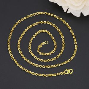 โรงงาน JXX ขายส่งสร้อยคอทองชุบสำหรับผู้ชาย สไตล์คลาสสิก วัสดุหลักทำจากทองเหลือง - Product Image 4