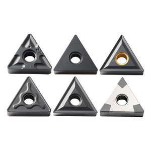 Inserto Triangular de Carburo Cementado DASAN TNMG160404 de 12 mm para Corte de Metal - Product Image 1