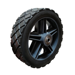 6-Inch Solid <b>Plastic</b> <b>Wheel</b> With Ball Bearing For Outdoor Camping Bike Casters - Product Image 1