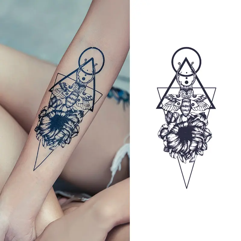 Flower And Insect Realistic Fashion Wholesale Ink Tattoo Stickers Body  Water Transfer Temporary Hand Tattoo Sticker Military - Buy Body Fake  Tattoos Waterproof,Customized Semi Permanent Tattoo Bio Energy  Sticker,Fragile Sticker Product on