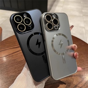 Carcasa de Alta Gama para Teléfono Móvil Apple 13, Compatible con iPhone 15 Pro Max, Nueva 12 con Película Protectora de Lente, Magnética Esmerilada con Recubrimiento AG, 14 - Product Image 1