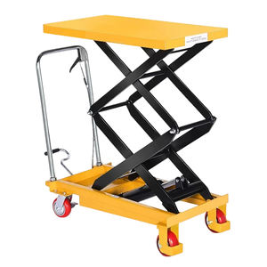 Manuelle Scherenhebebühne für den Lagergebrauch, 350kg bis 1 Tonne – Hydraulischer Hebewagen für den Einsatz in Autowerkstätten - Product Image 1