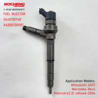 Inyector Common Rail 0445110740 A4000700187 MX909965, Boquilla de Inyección de Combustible para Mitsubishi 4D37, Mercedes-Benz, Mahindra 2.2D
