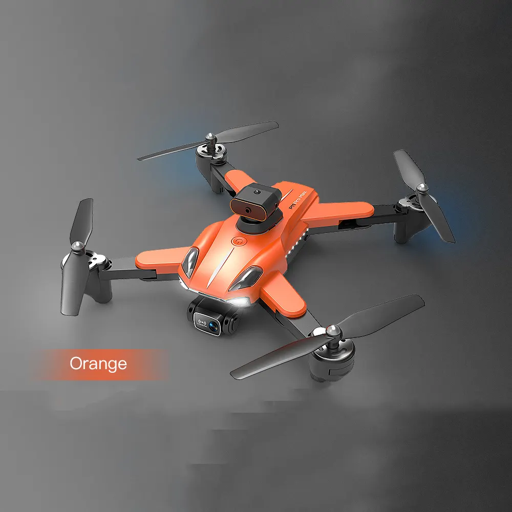 P11 Orange Mini 4k Hd Aerial Photography Wifi Small Foldable Drone Quadcopter Rtf Color Box Package Remote Control Toy