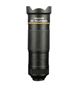 Objectif téléobjectif HD 36X, télescope optique pour téléphone pour concerts, observation de la faune, chasse, objectif universel pour caméra de smartphone avec trépied - Product Image 4