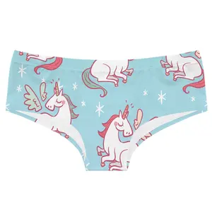 New Custom Super Soft Women Sexy Hipster Underwear Popular Horse Print Kawaii Cute Push Up Briefs Lingerie Thong For Girls