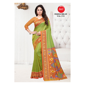 Fancy Patola Silk Modern Traditional Printed Sarees Designer Indian Ethnic Wear Mujeres Wedding Diwali Party Collection Mejor precio - Product Image 1