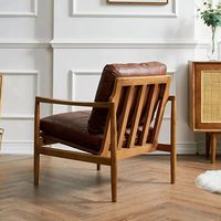 Fauteuil en bois massif de chêne, style rétro, pour salon, chaises de salon modernes, lavables, nouveau style chinois