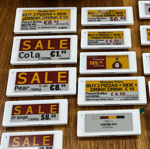 ป้ายราคาอิเล็กทรอนิกส์สำหรับร้านไวน์ ป้ายราคาอิเล็กทรอนิกส์แบบ E-Ink ESL ป้ายราคาแบบดิจิทัล ป้ายราคาอิเล็กทรอนิกส์ Epaper จอแสดงผล E Ink สำหรับร้านค้าในเครือ - Product Image 1