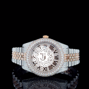 Relojes Mecánicos de Alta Gama con Movimiento ETA, Acero Inoxidable y Moissanita Blanca, Disponibles para Fábrica JXSP34 - Product Image 1