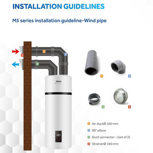 Calentador de Agua con Bomba de Calor Monobloque Haier de <span class=keywords><strong>Bajo</strong></span> Costo y Alta Temperatura, Todo en Uno, R134A, Bomba de Calor Doméstica para Agua Caliente - Product Image 5