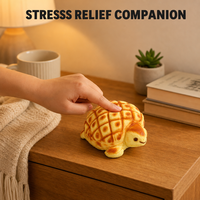 Jouet Squishy à Remontée Lente, Motif Tortue et Pain, Coque de Tortue Mignonne, Anti-Stress, Cadeau Nouveauté