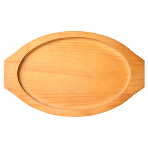 Assiette à steak en bois rectangulaire, tapis isolant thermique pour hôtel, usage alimentaire et fêtes, design uni, Ky0040 - Product Image 4