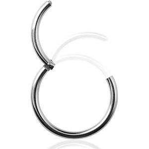 Pendientes de Aro Abierto Sin Costuras de Acero Inoxidable, Multicolor, 316L, Joyería, Accesorio para Piercing de Nariz y Labio - Product Image 5