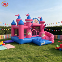 Château Gonflable Familial pour Camping en Plein Air – Équipement de Fête Exclusif à Fort Rendement – Château Gonflable et Trampoline pour Enfants