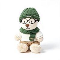 Peluche personnalisée chat noir gothique, jouet en peluche doux, rembourrage en coton PP, cadeau pour fans