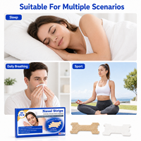 Bandes nasales respirantes anti-ronflement, patch nasal dilatateur pour une meilleure circulation de l'air et un meilleur sommeil