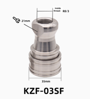 Prix usine 1/4 pouces en acier inoxydable 304 raccord rapide hydraulique compatible avec la série haute pression de refroidissement NITTO KZD KZF