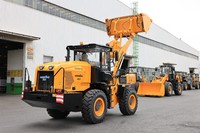 Lonking 3.5 Ton roda pemuat CDM835 depan Mini Loader kinerja baik Backhoe mesin pemuat Motor pompa inti ember