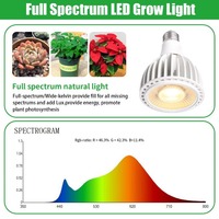 Lampu Tanam LED COB PAR30 Bodi Aluminium 24W CRI Tinggi 95 IP44 Terperingkat 250-350 Mol/ms 50.000 Jam