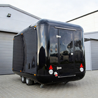 Remorque de food truck homologuée, cuisine mobile entièrement équipée, certifiée CE, DOT, NSF, chariot à café, pizza, glaces pour les États-Unis et l'Australie
