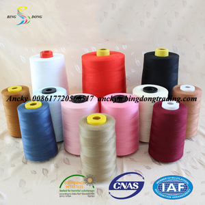 Hilo de coser de poliéster a granel, suministro de fabricante, precio barato, colores teñidos, Tex 27 <span class=keywords><strong>Tkt</strong></span> 120 40/2 - Product Image 4