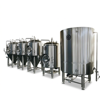 Réservoir de Glycol 1500L Prix Usine en Acier Inoxydable SUS304 pour Système de Refroidissement d'Équipement de Brassage de Bière