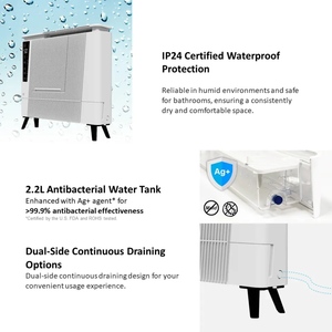 Déshumidificateur électronique DDV avec télécommande pour salon, design résistant à l'eau IP24, désodorisation catalytique thermique - Product Image 2