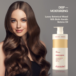 مجموعة علاج الشعر بالكيراتين الطبيعي المغذي العميق للعناية بالشعر من Arom الطازجة للعناية بالشعر - Product Image 2