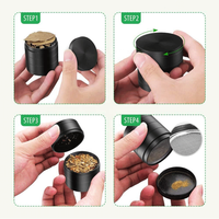 En gros, Grinder manuel en métal Zonic 5 pièces, 40mm 50mm, pour tabac, épices et herbes, avec logo personnalisé
