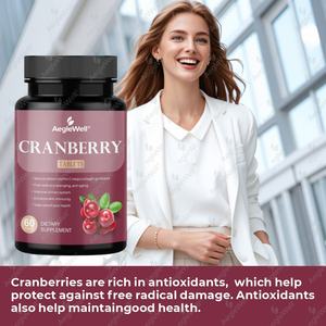 OEM mirtillo integratore di salute del tratto urinario compressa con vitamina C, salute urinaria e supporto per il corpo, concentrato di mirtillo rosso - Product Image 3