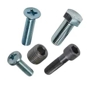 Custom Fasteners 18-8 Stainless Steel Titanium Pan Head Slotted Screw Round Head Machine Screws And Bolts