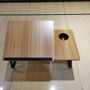 Biểu Tượng Tùy Chỉnh Kim Loại Máy Tính Xách Tay Bàn Có Thể Điều Chỉnh Chiều Cao Với Người Giữ Cốc & Ăn Sáng Khay Cho Đọc Sách Nghiên Cứu Làm Việc Trên Sofa Giường - Product Image 2