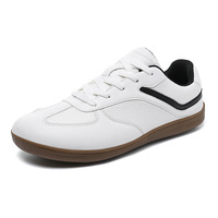 Chaussures décontractées pour hommes personnalisées OEM, à lacets, unies, confortables, légères, pour la marche, semelle extérieure en caoutchouc, marque privée, design de créateur