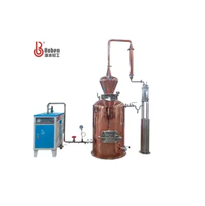 Shanghai Manufacturer 500L Hydrosol Essential Oil Distillery Rose Essential Oil Distiller Modern Home Distillery Equipment