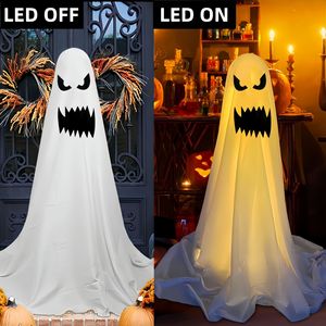 Demonio de Halloween con decoración de fantasma blanco de pie luminiscente Fantasma espeluznante para decoración de fiesta de Halloween - Product Image 5