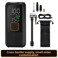 New Arrival Portable Mini Electric Wireless LED Emergency Car Tire Inflator air Pump with Digital Display