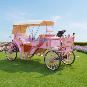 Carruaje Eléctrico Romántico Estilo Cenicienta para Bodas, con Capacidad para 5 Personas, 60 km/h, Transporte Especial - Product Image 2