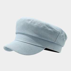 Boina Plana de Mezclilla Retro, Estilo Británico, Elegante y Casual para Mujer, Moda 2025, Gorra de Capitán para Exteriores - Product Image 5